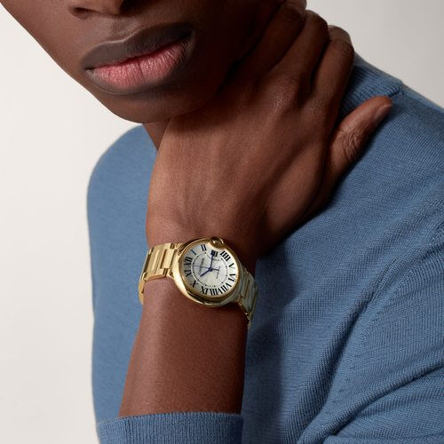 Cartier gold ballon bleu watch deals